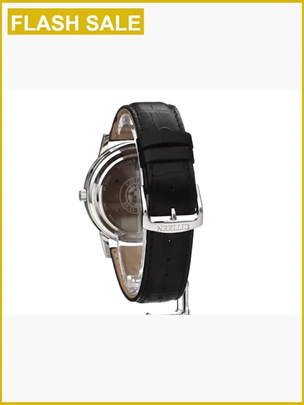 Eco-Drive Men's Stainless Steel Watch, Day-Date Display, Water Resistant